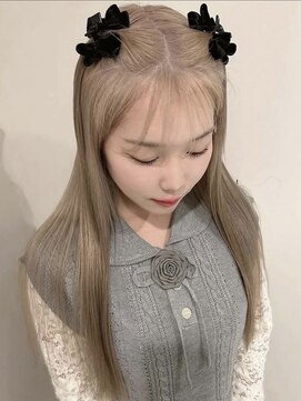 ペレ アネックス 大阪梅田茶屋町店(PELE ANNEX) くびれヘア/アプリコットオレンジ/夏のヘアアレンジ/梅田