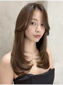 韓国レイヤーカット/ヨシンモリフェイスレイヤー/丸型