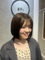 エン(en.) ♪乾かすだけでまとまるボブヘア