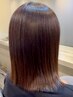 髪質改善グロスカラー＆カット 19800→17600円　圧倒的艶カラーはこちら！