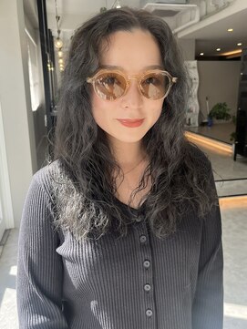 ダイアモンドリリーキートス(Diamond Lily kiitos) 黒髪カタログ/クラゲヘアー/オリーブグレー/一宮