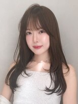 アグノス 青山(Agnos)&nbsp;小顔カット艶感前髪愛され外ハネボブモテ髪似合わせカット