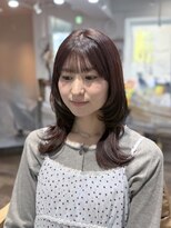 シュシュバイジャガラ 千葉駅北口店(chou chou byJAGARA)&nbsp;ミディアムレイヤー/ピンクブラウン［chouchou千葉・千葉駅］