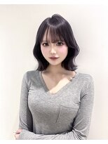 ブラウン(Brown)&nbsp;ワンホンレイヤー/ボブレイヤー/ダークブルー/藤沢美容院 