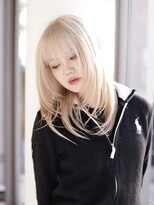 エムスラッシュ 本牧(M.SLASH)&nbsp;ホワイトブロンド/ブリーチ/シースルー/ウルフレイヤー/本牧