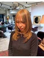 グッドフェローズ キタホリエ(GoodFellas kitahorie)&nbsp;レイヤーカットで魅せる自然なハイトーンカラーブリーチ艶感