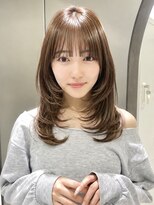 サンド クリア 横浜本店(sand clear)&nbsp;ミディアムレイヤーヘア