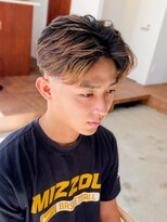シープドッグ(SHEEP DOG)&nbsp;フェザーショート　テーパーフェード 　メンズカット 　福岡