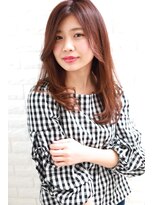 アールヘアーデザイン 千種(r hair design)&nbsp;ピンクベージュ　ロング　内巻き　千種　美容院