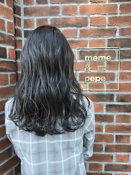 メメアンドペペ(meme&pepe) 【meme&pepe】ブルージュアッシュ【八王子/京王八王子駅】