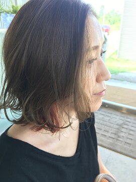 ガレリア エレガンテ 桑名店(GALLARIA Elegante) オシャレな大人の切りっぱなしボブ