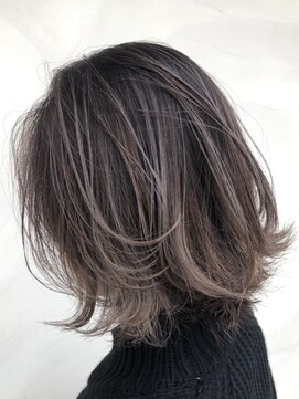 ロダット 横浜(LODAT by little) ショコラグレージュ×バレイヤージュ【LODAT横浜】