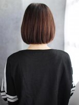 ヘアメイク ナル(hair make nalu)&nbsp;重めバングのカジュアルモードボブ