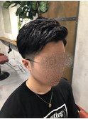 Style No.2 ツーブロック×アップバング