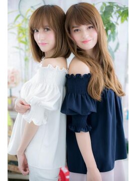 ヘアアンドビューティー ミック(Hair & Beauty miq) 小顔に見せる♪大人かわいい艶カラーモテ髪くびれヘアc1