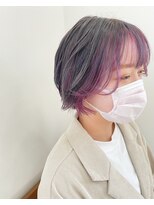 ノチ(Noci)&nbsp;【和田寧々】パープル/紫/グレージュ/フェイスフレーミング