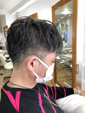 ヘッズ 本八幡店(HEADS) かき上げヘア　ニュアンスマッシュ　サイドパート　韓国マッシュ
