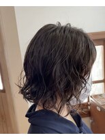 サクヘアー(39 hair) ふわふわパーマボブ