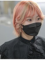 ノード(NODO)&nbsp;【カラーデザイン】ピンクとベージュのカチューシャカラー