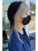 ウルフスタイル　ツートーンカラー