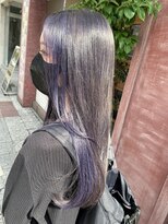 ボアップ 京橋店(boappu)&nbsp;#フェイスフレミング#パープルカラー#バイオレット#艶髪