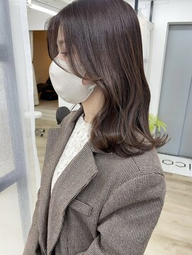 イコ 表参道原宿(ico) ココアブラウン イルミナカラー 前髪