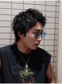 ネオザックスパイキーショートシャープなソフトツイストパーマ