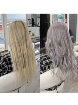 クラン ヘアーアンドスタジオ(CLAN hair & studio)&nbsp;ハイトーンエクステブリーチインナーミルクティーベージュ