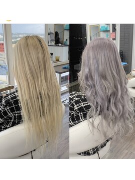 クラン ヘアーアンドスタジオ(CLAN hair & studio) ハイトーンエクステブリーチインナーミルクティーベージュ