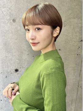 ロンド 銀座(Lond) ☆【春日美月】耳にかけても可愛いマッシュショート