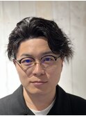 ツーブロラフカールスパイラルミックス