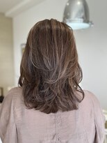 ヘアーサロン シャチ(SHACHI) ミディアム×レイヤー×ハイライト