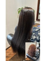 オルブライト(Albright)&nbsp;低ダメージ弱酸性縮毛矯正Beforeafter