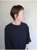 30代・40代・50代におすすめ　大人のシュッとショート×短め前髪