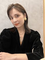 ロンドプロフィール 浦和(Lond profil)&nbsp;中川　前髪カット顔まわり似合わせ外ハネくびれミディ