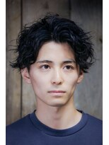 ヘアー グランジ プラス(hair Glunge Plus) 【今旬】【メンズパーマ】ツイストスパイラル&ピンパーマMIX
