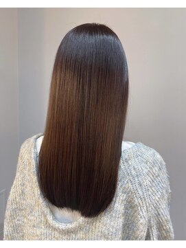 ラーヴァ(raaba.) 髪質改善SILK(ゴールド)トリートメント/ココアブラウン