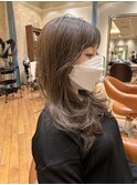 ロングレイヤー 顔まわりカット 銀座有楽町 20代30代40代