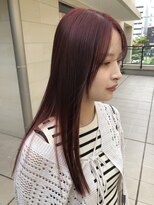 スタイル 成城学園前(STYLE) 韓国 ブリーチなし ダブルカラー ボルドーカラー 成城