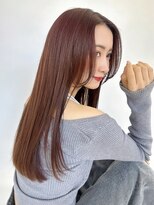 ルービック 和歌山(Rubik's)&nbsp;【シルキーグロス×チェリーブラウン】艶感ストレートロング