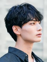 フィフス(fifth) 緩めシャドウパーマツーブロックメンズマッシュカットfifth原宿