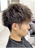 ツイストスパイラル ソフトツイスト マッシュ 王道 刈り上げ