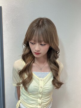 リア(Lia) 韓国風外巻きハニーベージュ