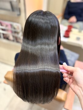 ハウス(HAUS.) 横浜髪質改善ストレート/黒髪/オリーブグレー/ココアベージュ