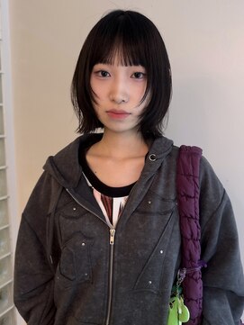 フィルムス 表参道(FILMS) ココアベージュ/黒髪/クラゲヘアー/オリーブグレー/ボブ/表参道