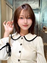 ロンドソレイユ 池袋(Lond soleil)&nbsp;グレーブラウン/ミディアムレイヤーカット/ダークアッシュ/池袋