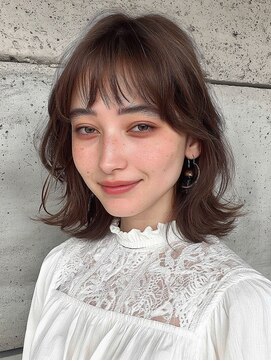 アンドレイ 表参道(andrey) 着物ヘア/大人ガーリー/ダークアッシュ/似合わせカット/表参道