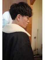 エディ(Edy)&nbsp;メンズパーマ波巻きスパイラルパーマケアパーマ刈り上げマッシュ