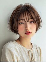 ロディーナ 大口 新子安(rodina)&nbsp;ピンクベージュ/アンブレラカラー/クールショート/前髪/大口子安