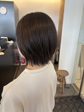 スタイル 皆実店(STYLE) くびれレイヤーボブ×ラベンダーグレージュ